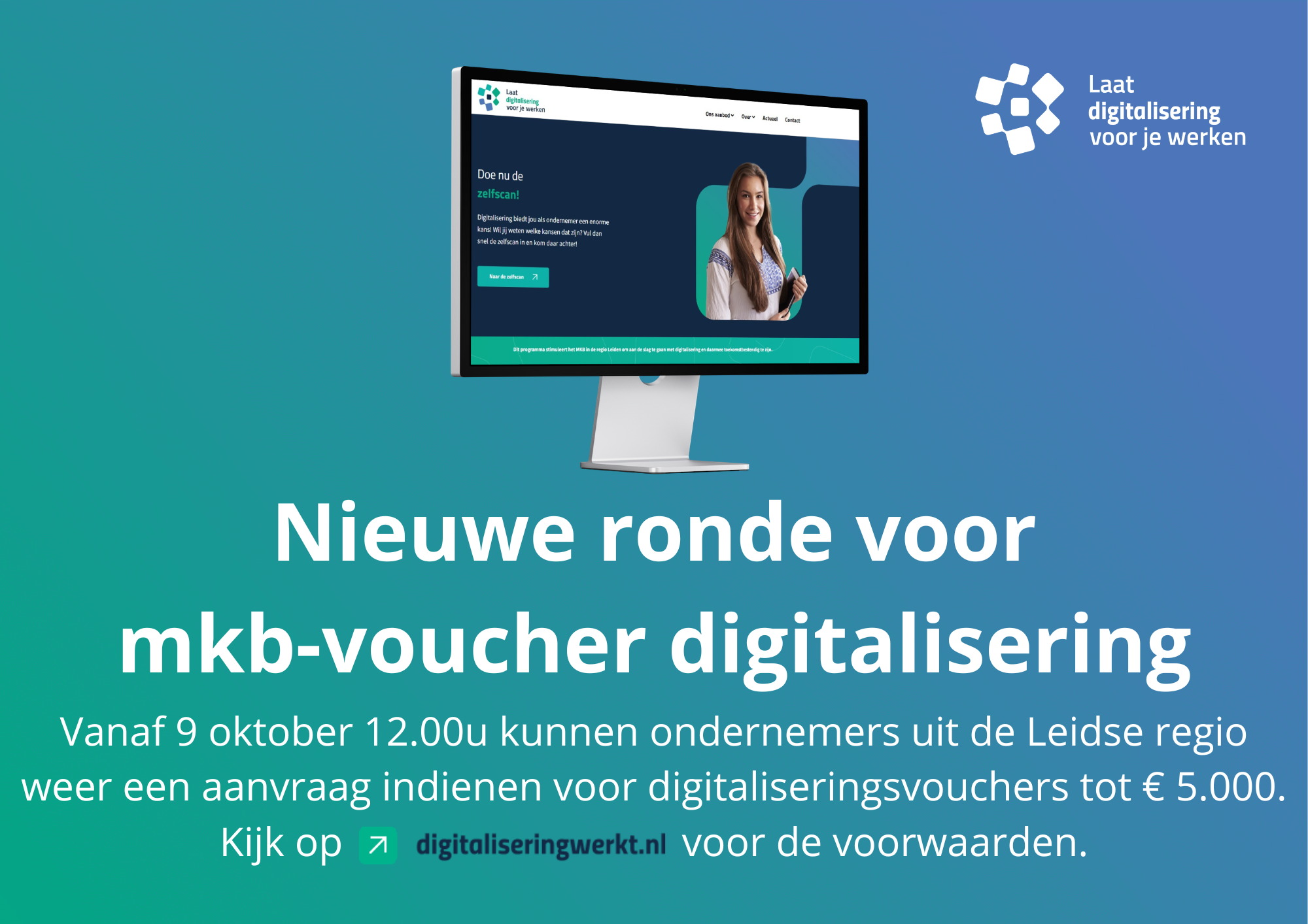 (VOL) Lancering voucherregeling voor digitalisering bij ondernemers